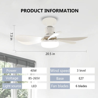 מאוורר תקרה מנורה חיבור הברגה 40W